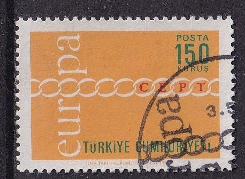 Turkey  #1877  cancelled  1971   Europa  150k