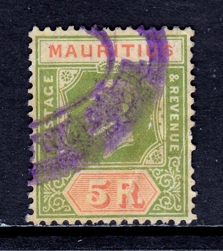 Mauritius - Scott #158a - Used - Creasing, pulled perfs, revenue cancel