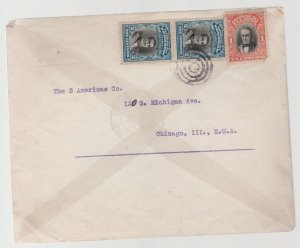 1915 Guayaquil Ecuador cover to USA