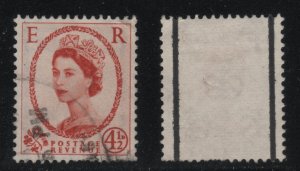 360a 4 1/2d Queen Elizabeth II Graphite Lines