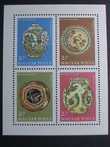 ​HUNGARY-1968 SC#B269 41ST STAMP DAY-FOLK ART MNH S/S WE SHIP TO WORLD WIDE VF