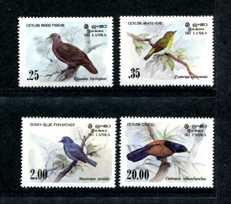 Sri Lanka 691-694, MNH, 1983 Birds,  x22640