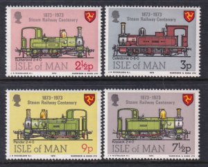 Isle of Man 29-32 Trains MNH VF