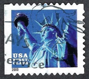 United States #3451 First Class (34¢) Statue of Liberty (2000). SA. Used.