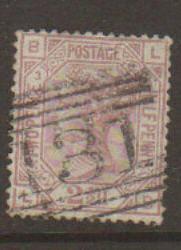Great Britain #66 Plate #3 Used