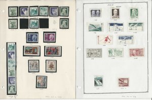 Sweden Stamp Collection on 23 Pages, 1973-1976 All Identified, JFZ