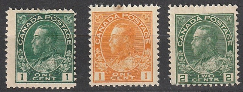 #104,105,107 Canada Mint OGH lot#190822-1