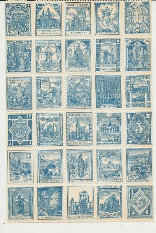 Scotland Religion Nazareth Jerusalem Blocks Early MNH (Apx 200 Stamps) (KR 658