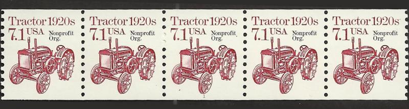 P.N.C. 1 # 2127a MINT NEVER HINGED PRE-CANS. TRACTOR