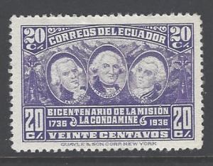 Ecuador Sc # 350 mint hinged (DT)