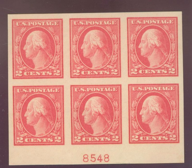 United States #482  Plate Block