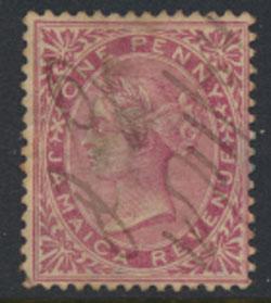 Jamaica SG F3  Used  REVENUE Stamp wmk sideways  see details & scans