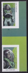 US 5712 5709 Go Beyond Buzz Lightyear F horz gutter plate pair R MNH 2022