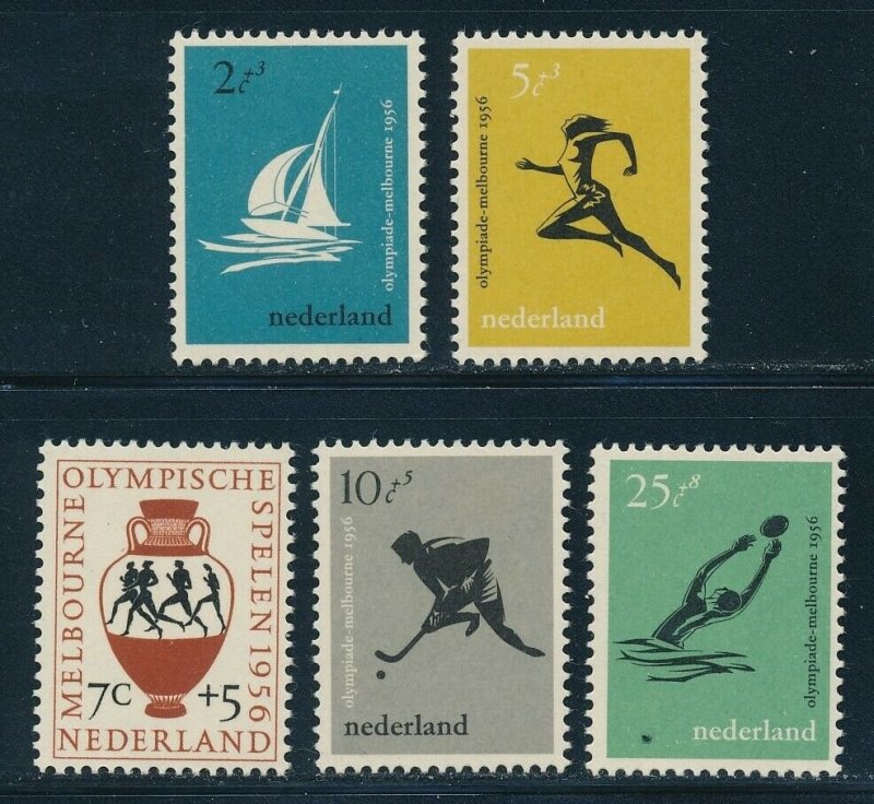 Netherlands - Melbourne Olympic Games Sports Set MNH (1956)