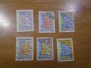 Angola  #  386-91   used