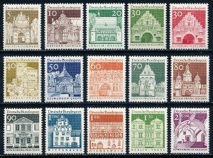 Germany #936-951  Set of 15 Unused