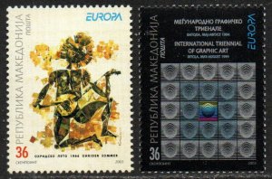 Macedonia Sc #264-265 MNH