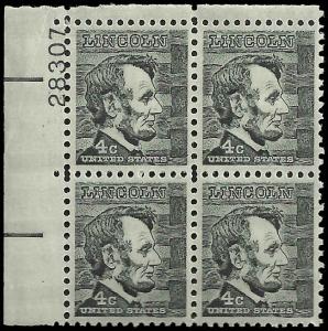 # 1282a MINT NEVER HINGED ABRAHAM LINCOLN