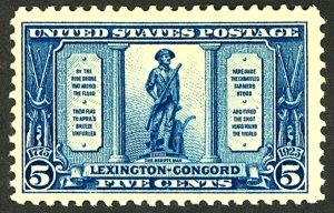 U.S. #619 MINT OG HR 