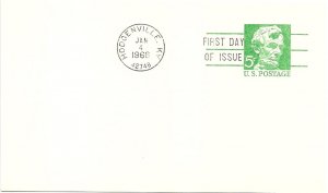 Scott# UX55 US Postal Card FDC