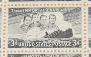1948 sheet - Four Chaplains - Sc# 956
