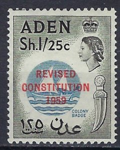 Aden 64 MVLH 1959 issue (ak2442)