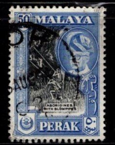 Malaya - Perak - #134 Aboriginie/Sultan - Used