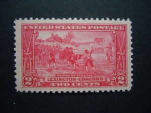 1925  #618 2c Lexington-Concord Huge Margins MNH OG  XF #2