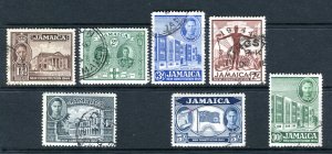 Jamaica 1945. New Constitution set of 7. Used. SG134-140.