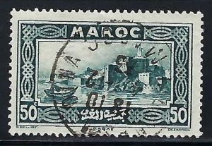 French Morocco 135 VFU O080-3