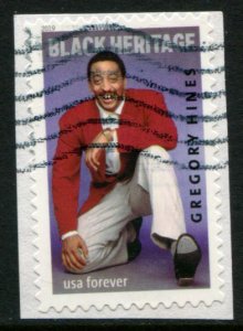 5349 US (55c) Gregory Hines SA,  used on paper