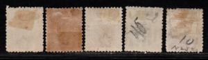 $Tonga Sc#10-14 used+M/H/F-VF, complete set, 13-14 mint, 10 no gum, Cv. $276