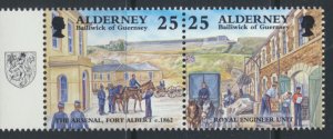 Alderney  SG A134a  SC# 137a Garrison Island  Mint Never Hinged see scan 