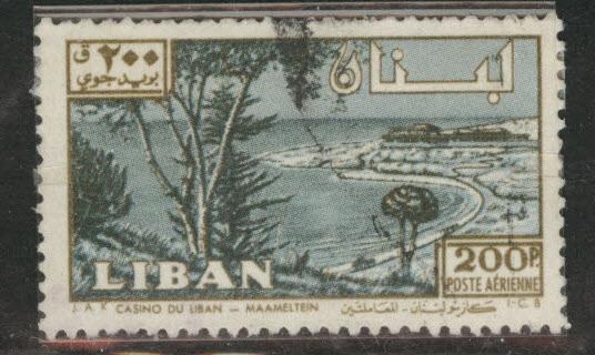 LEBANON Scott C302 used 1961 airmail