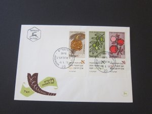 Israel 1959 Sc 162-4 set FDC