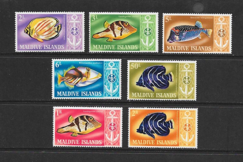 FISH - MALDIVES #214-20   MNH