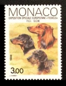 1988 Monaco 1857 Dogs 2,50 €