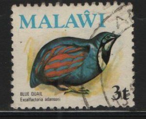 MALAWI, 235, USED, 1975, Blue quail