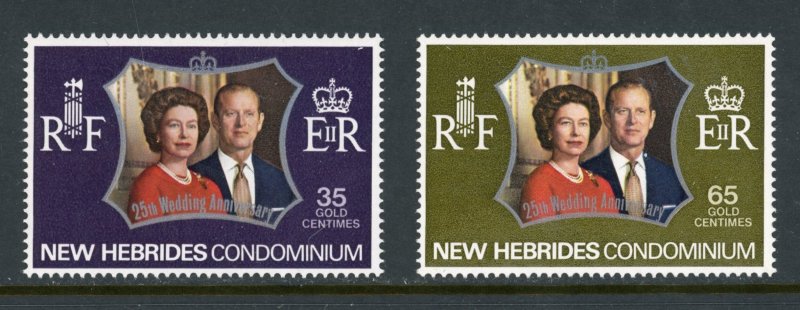 New Hebrides-British 169-170 MNH 1972 multi