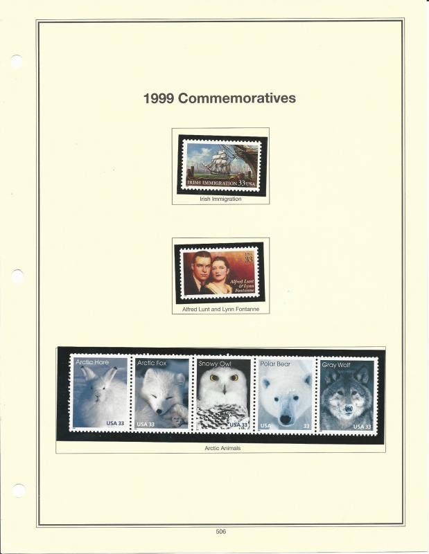 United States 1999 Commemoratives