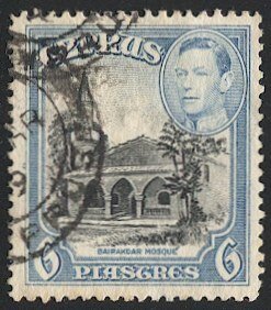 CYPRUS 1938 Sc 150 Used 6pi VF