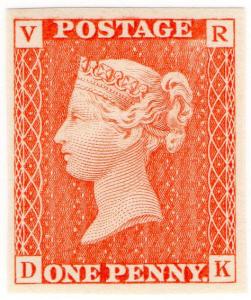 (I.B) Cinderella : Waterlow & Sons Ltd - Penny Black Reprint (1940)