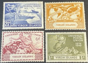 BRITISH VIRGIN ISLANDS # 92-95-MINT/HINGED*---COMPLETE SET---1949