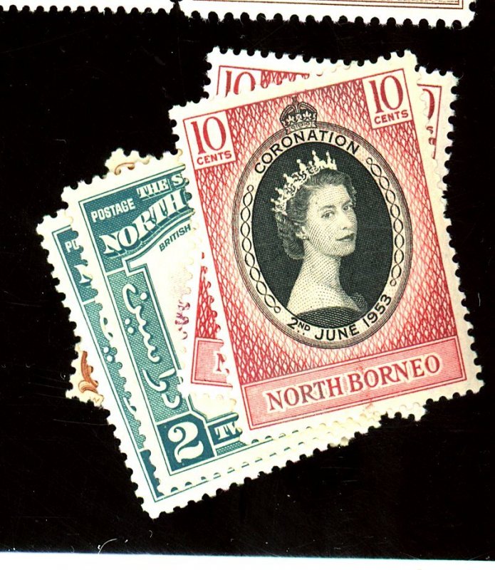 NORTH BORNEO 171 194 (3) 260 (2) MINT FVF OG LH Cat $16