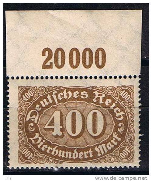 Germany 1923,Sc.#202 P MNH, Plate Printing Margin cv € 2,00