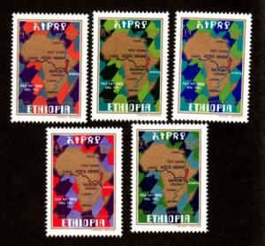 Ethiopia # 827-831 Mint!