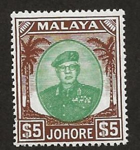 MALAYA - JOHORE  SC# 150  FVF/MNH