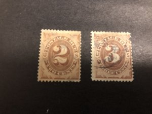 Postage Due stamps
