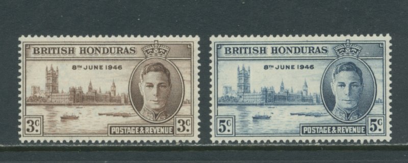 British Honduras 127-8 MH (2