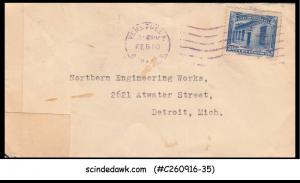 VENEZUELA - OLD ENVELOPE TO DETROIT MICHIGAN USA WITH STAMP